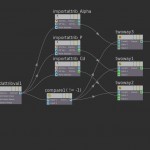 The network for the VOP SOP to transfer point data.