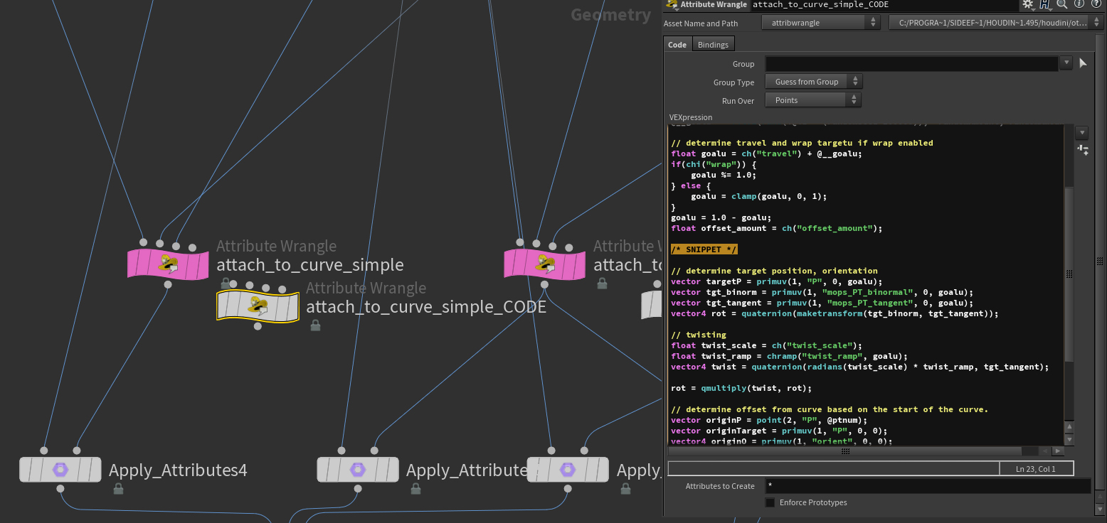 VEXpressions in your HDAs, using Python! – Toadstorm Nerdblog