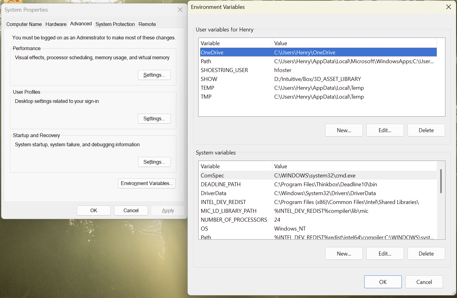 Create System Environment A VFX Artist’s guide to the System Environment – Toadstorm Nerdblog